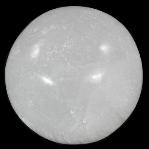 1 1/2" Polished "Selenite" (Satin Spar) Spheres - Photo 1